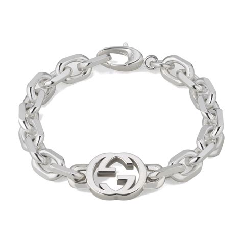 gucci bracciale argento 925 vintage|Bracciale GG in argento 925 .